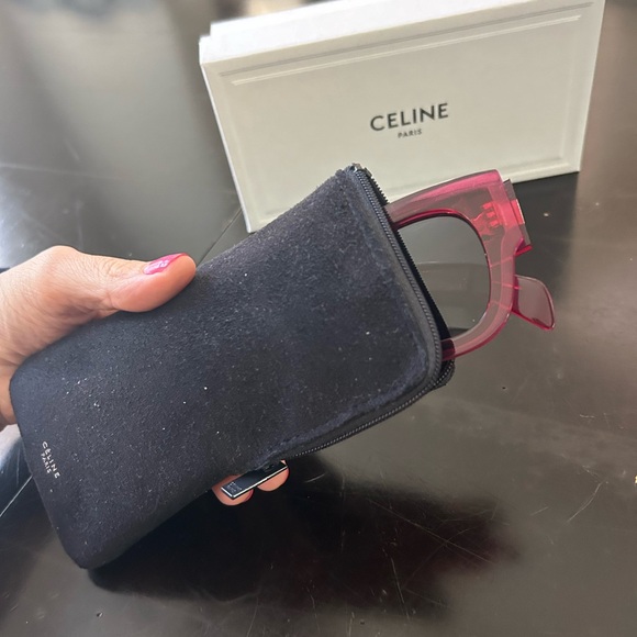 Celine Sunglasses. Pink/Purple frame. Excellent condition. - Picture 8 of 10
